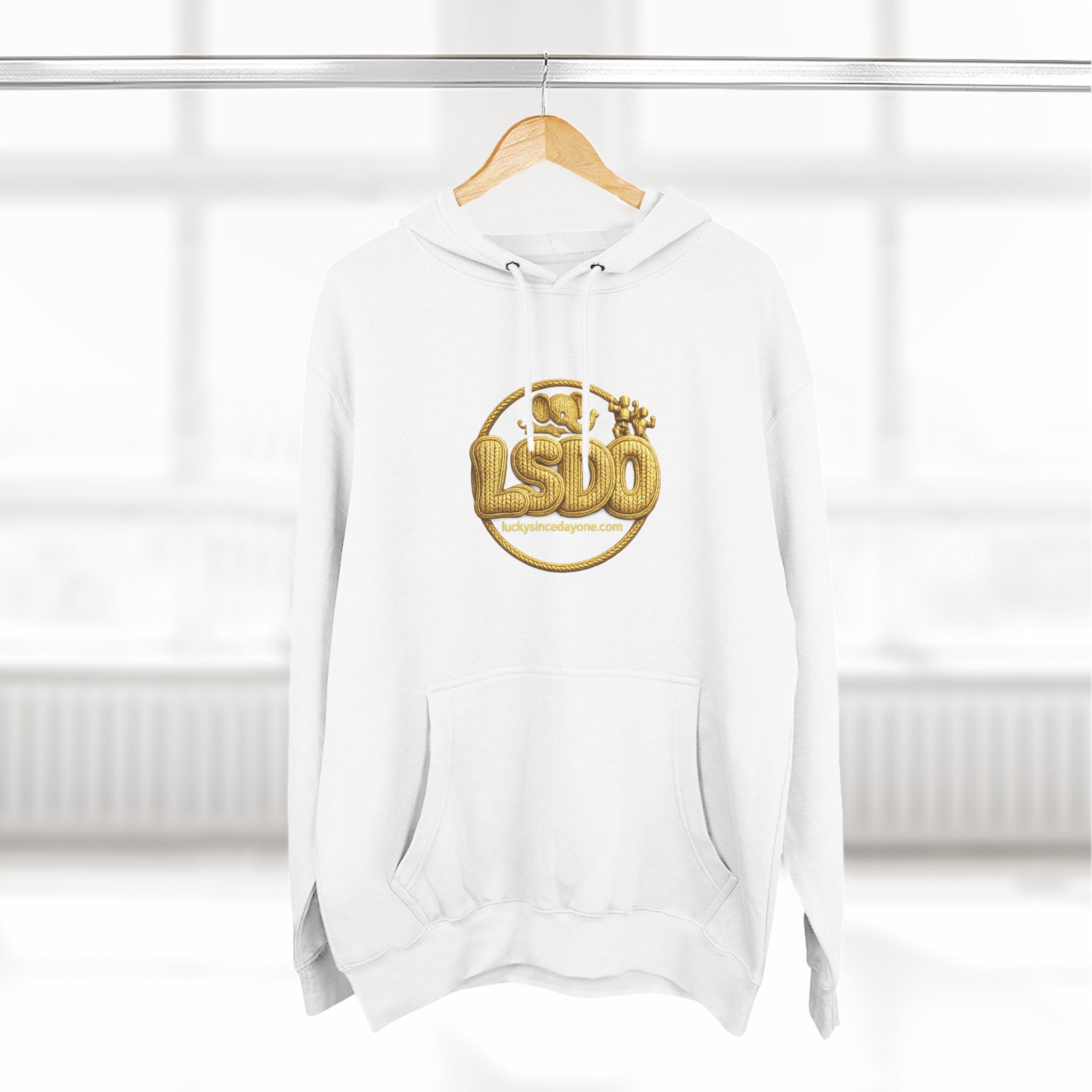 LSDO Hoodie — Gold Knit Crew