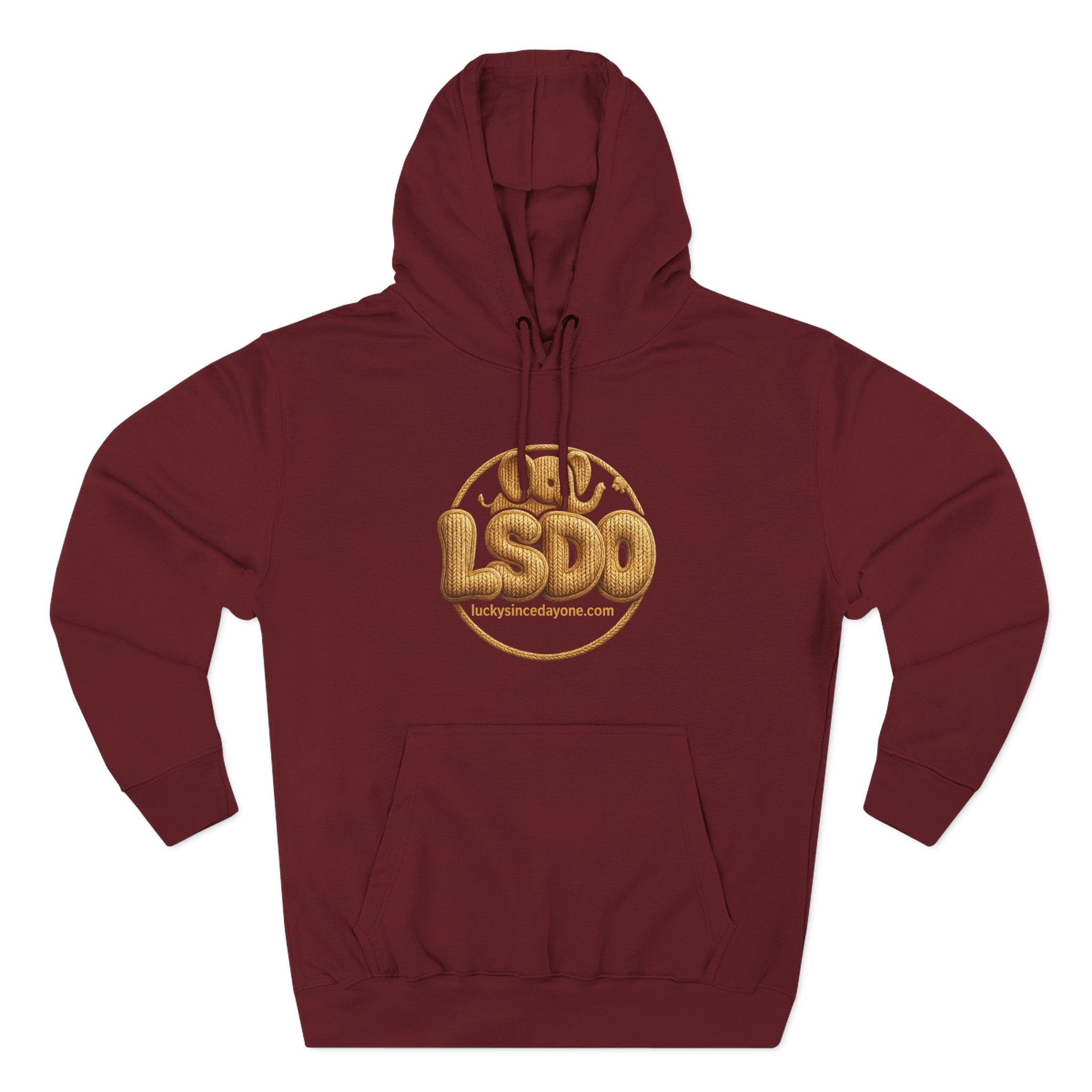 LSDO Hoodie — Gold Knit