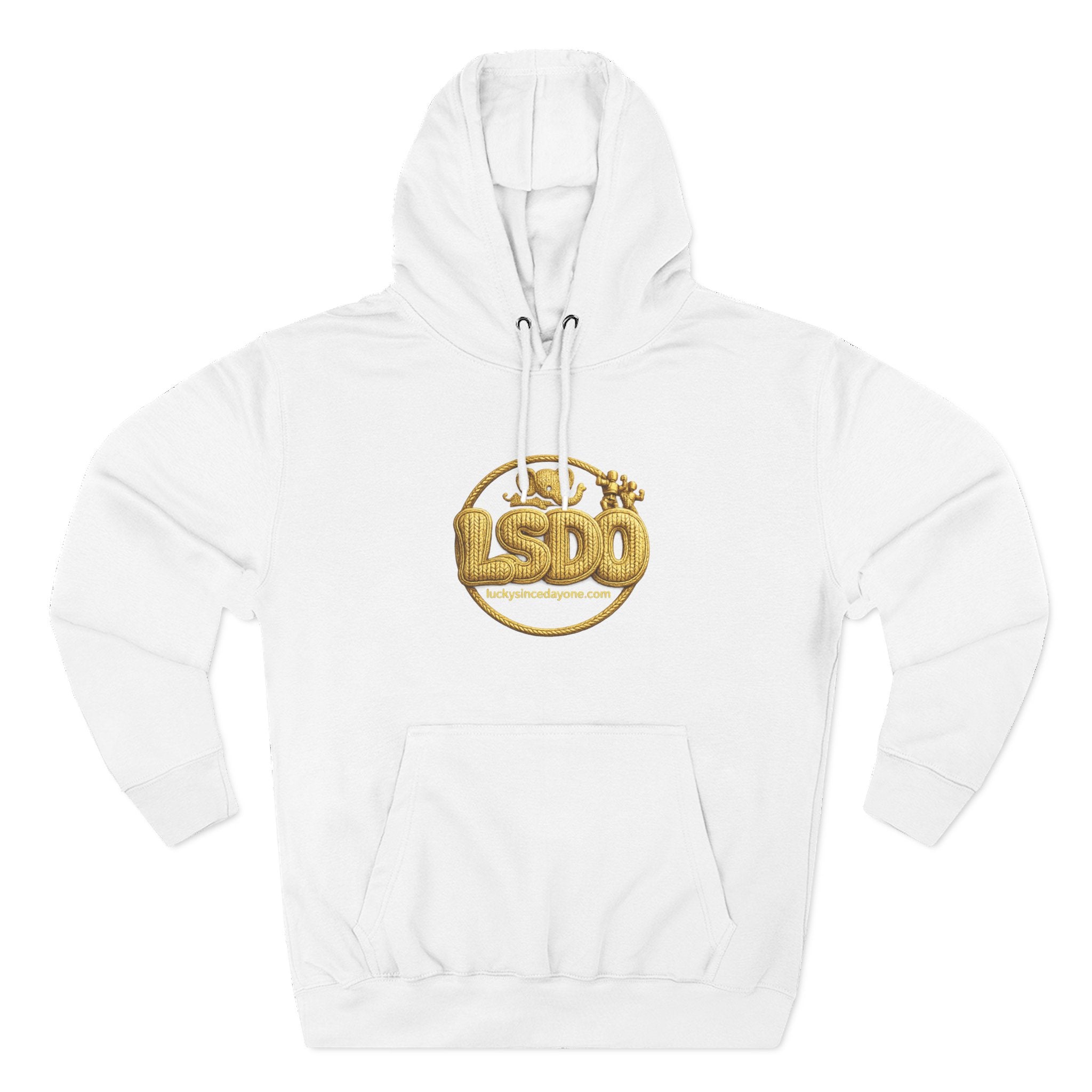 LSDO Hoodie — Gold Knit Crew