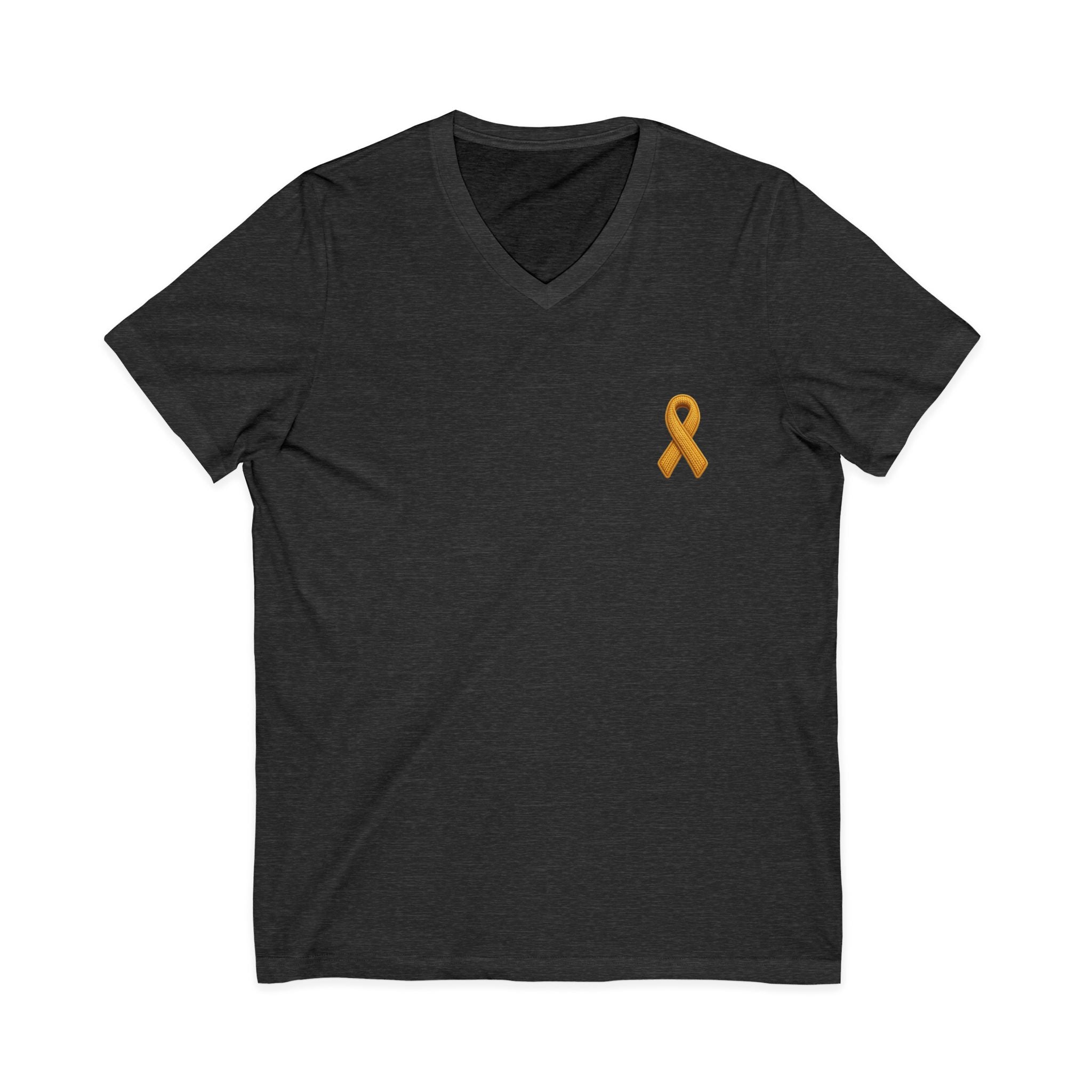 Cooper's Corner — Gold Knit V-Neck Tee