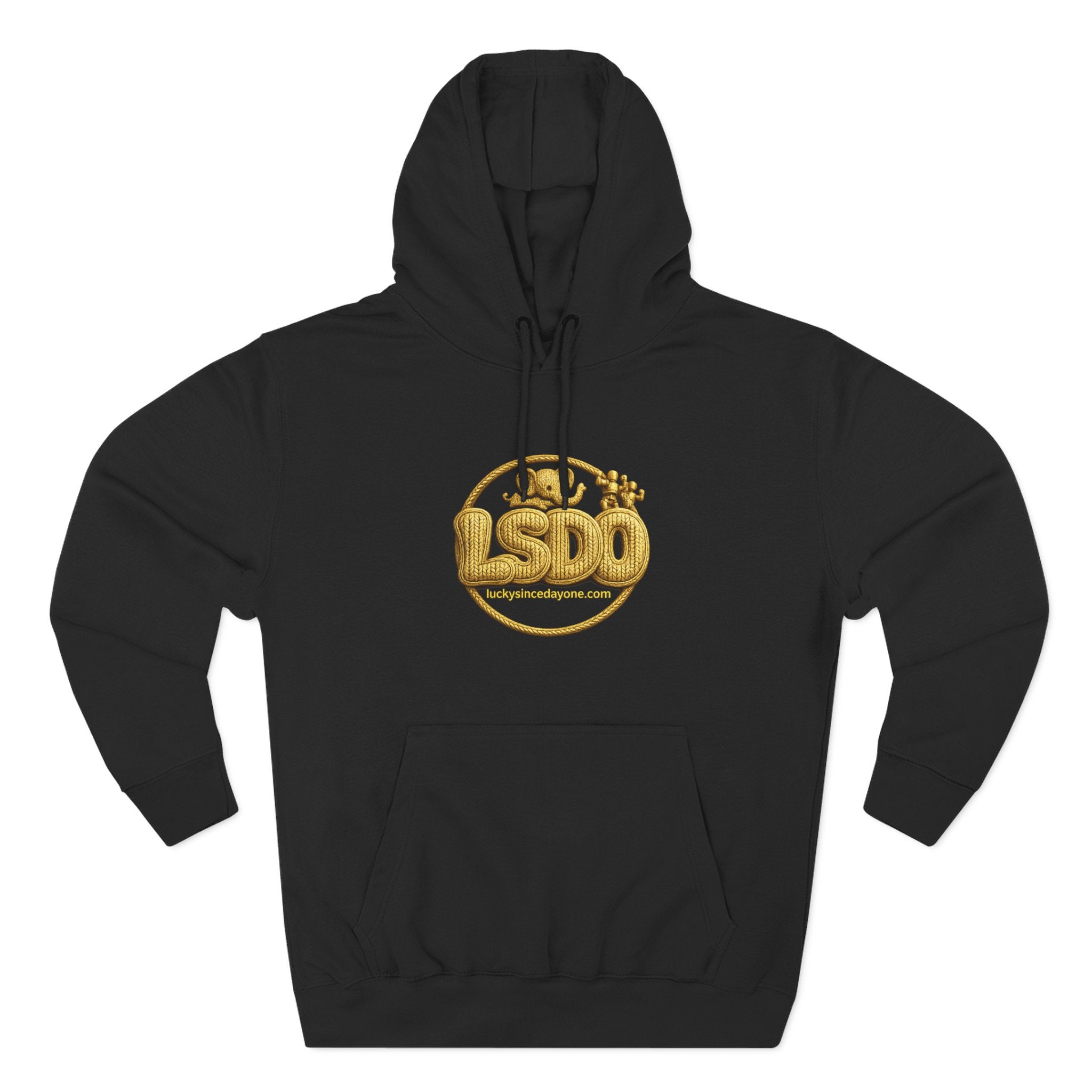 LSDO Hoodie — Gold Knit Crew