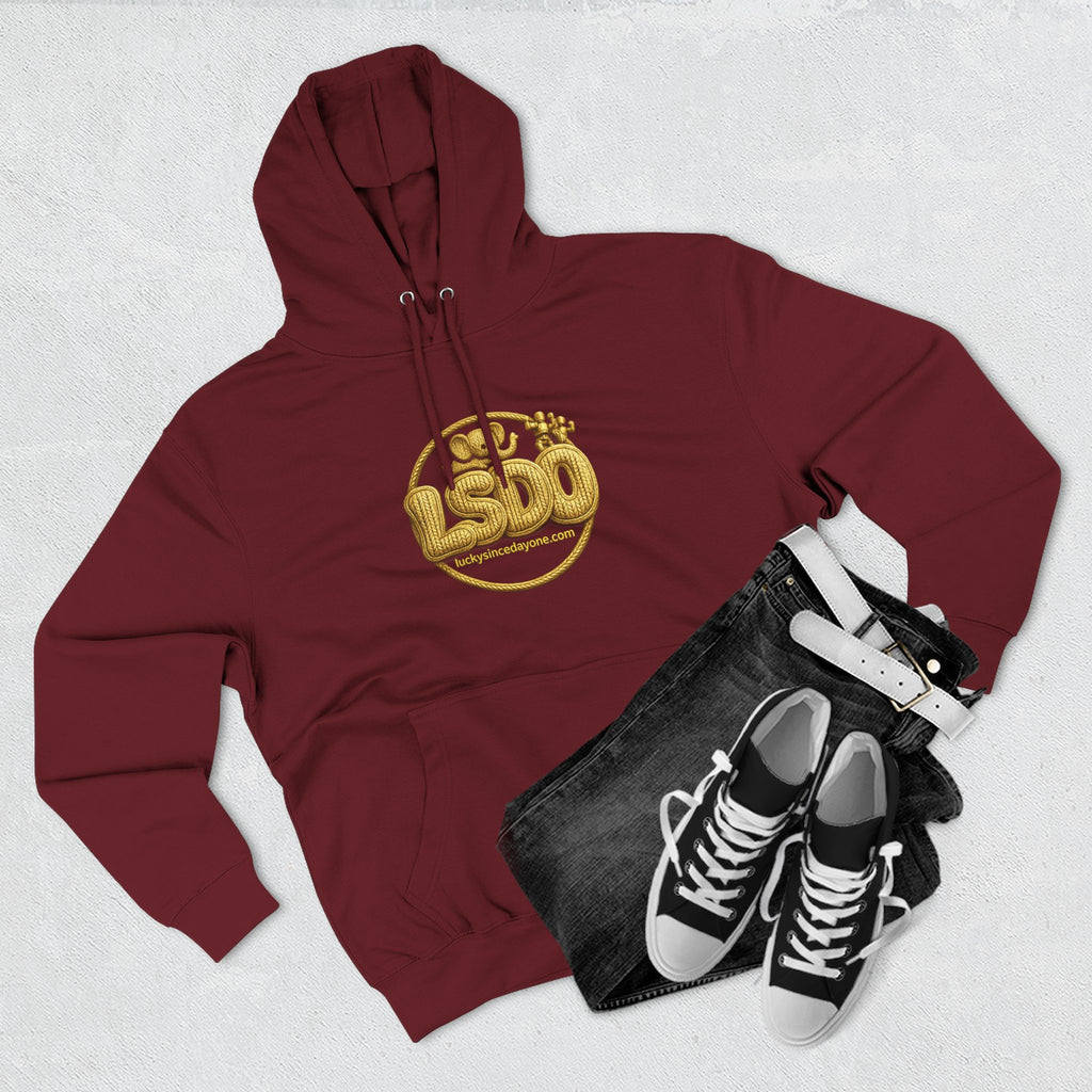 LSDO Hoodie — Gold Knit Crew