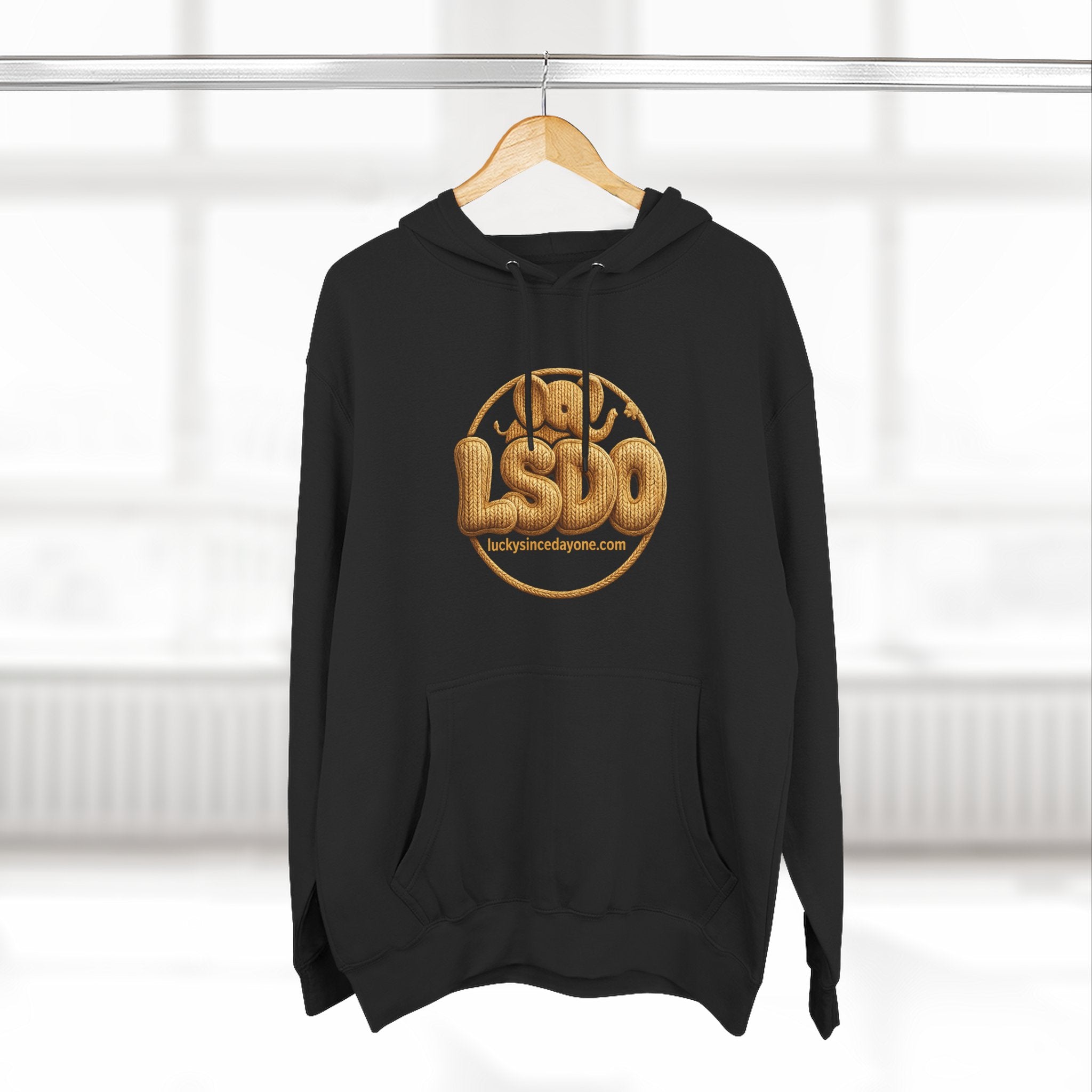 LSDO Hoodie — Gold Knit