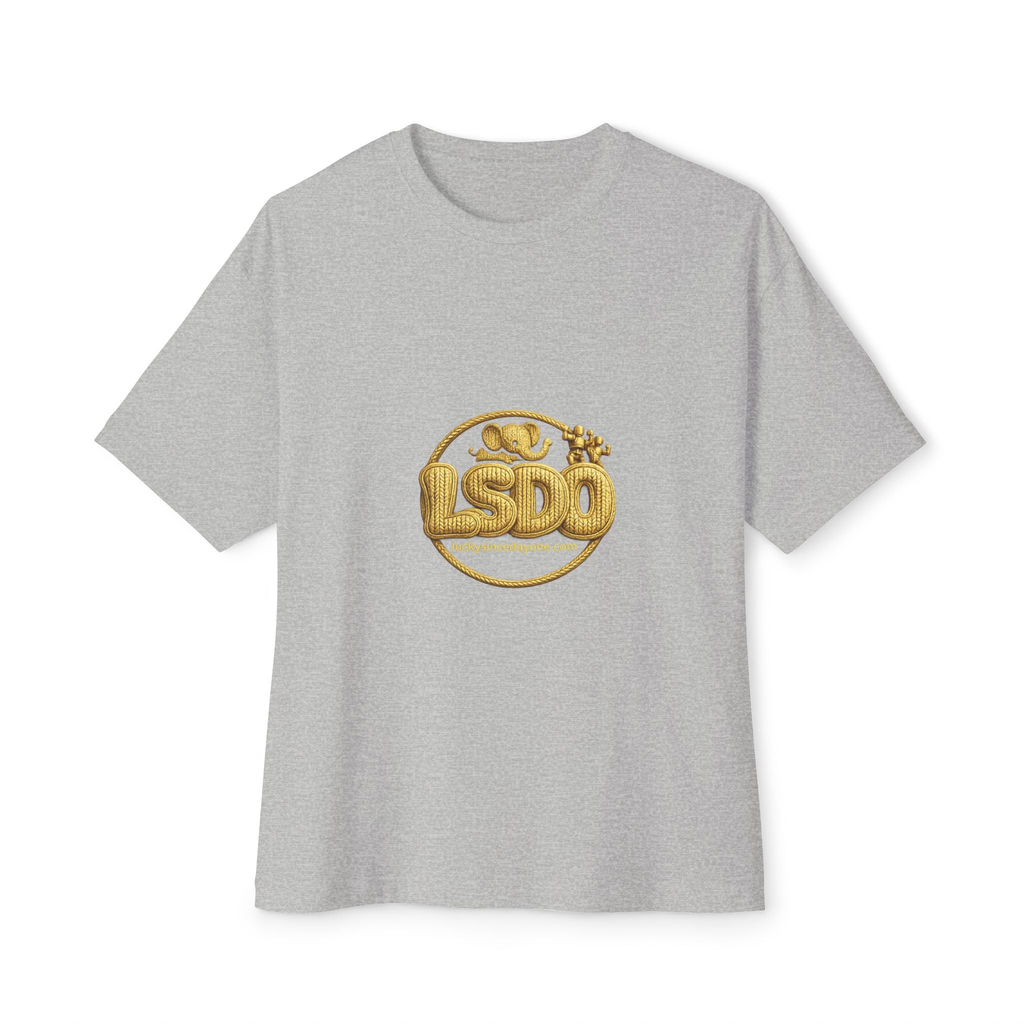 LSDO Tee — Gold Knit Crew