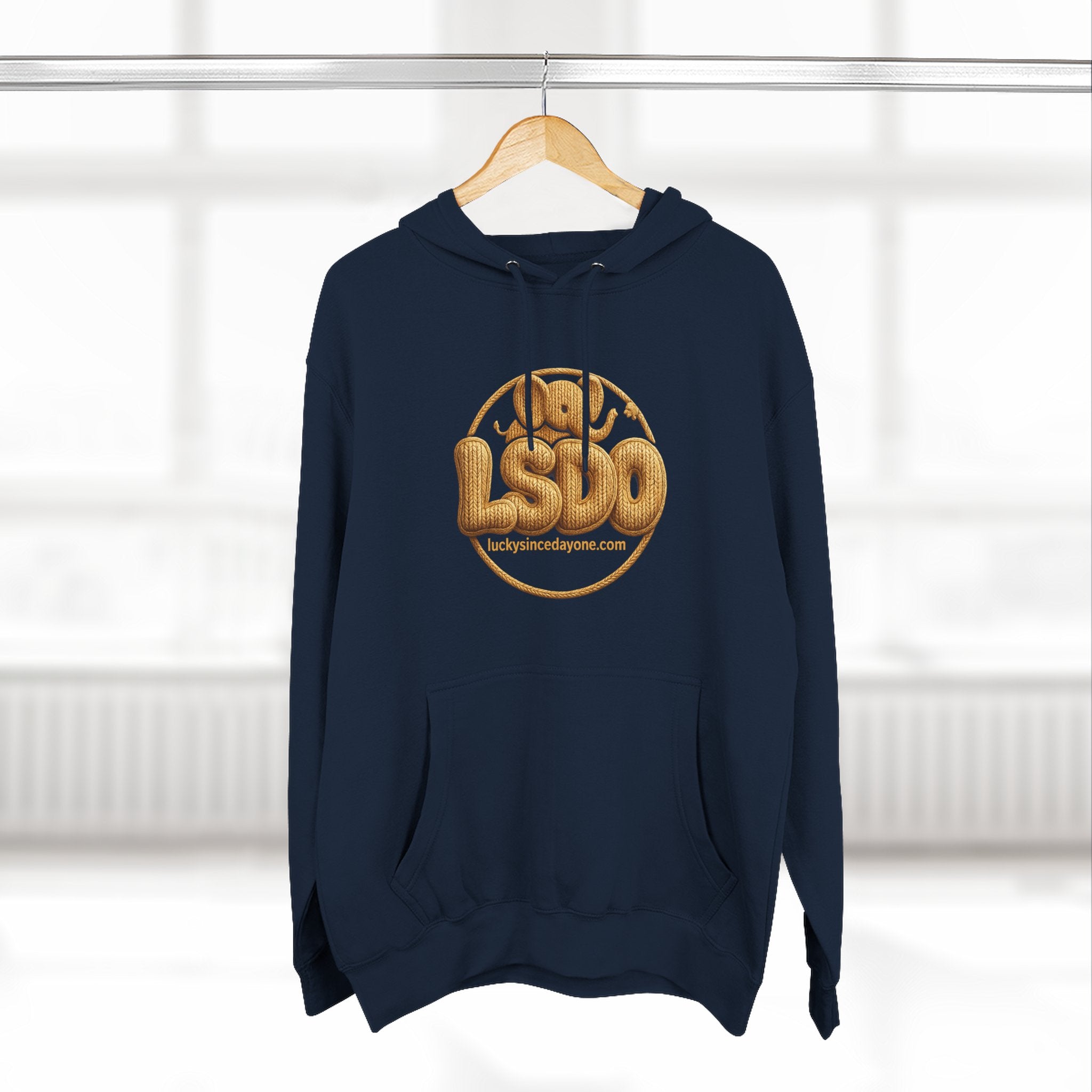 LSDO Hoodie — Gold Knit
