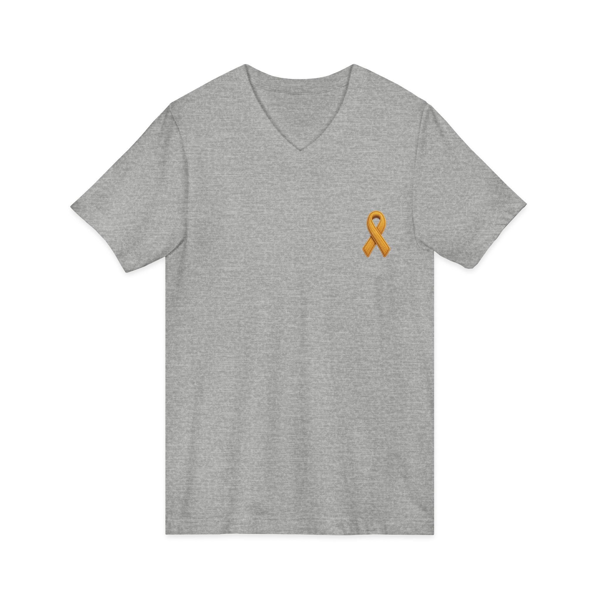 Cooper's Corner — Gold Knit V-Neck Tee