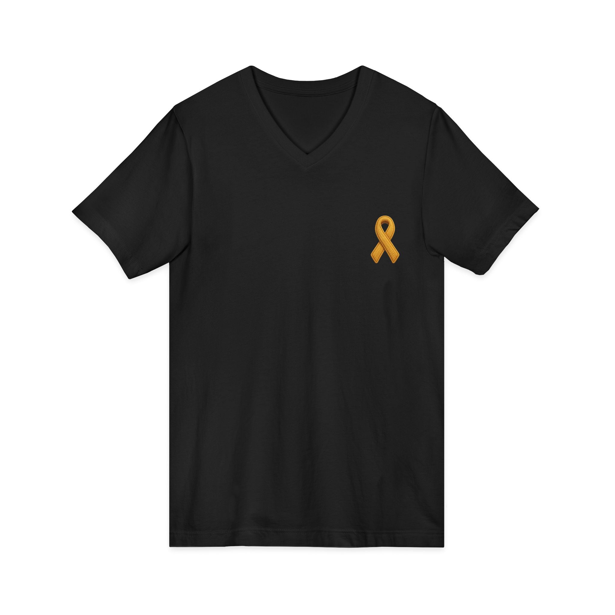 Cooper's Corner — Gold Knit V-Neck Tee