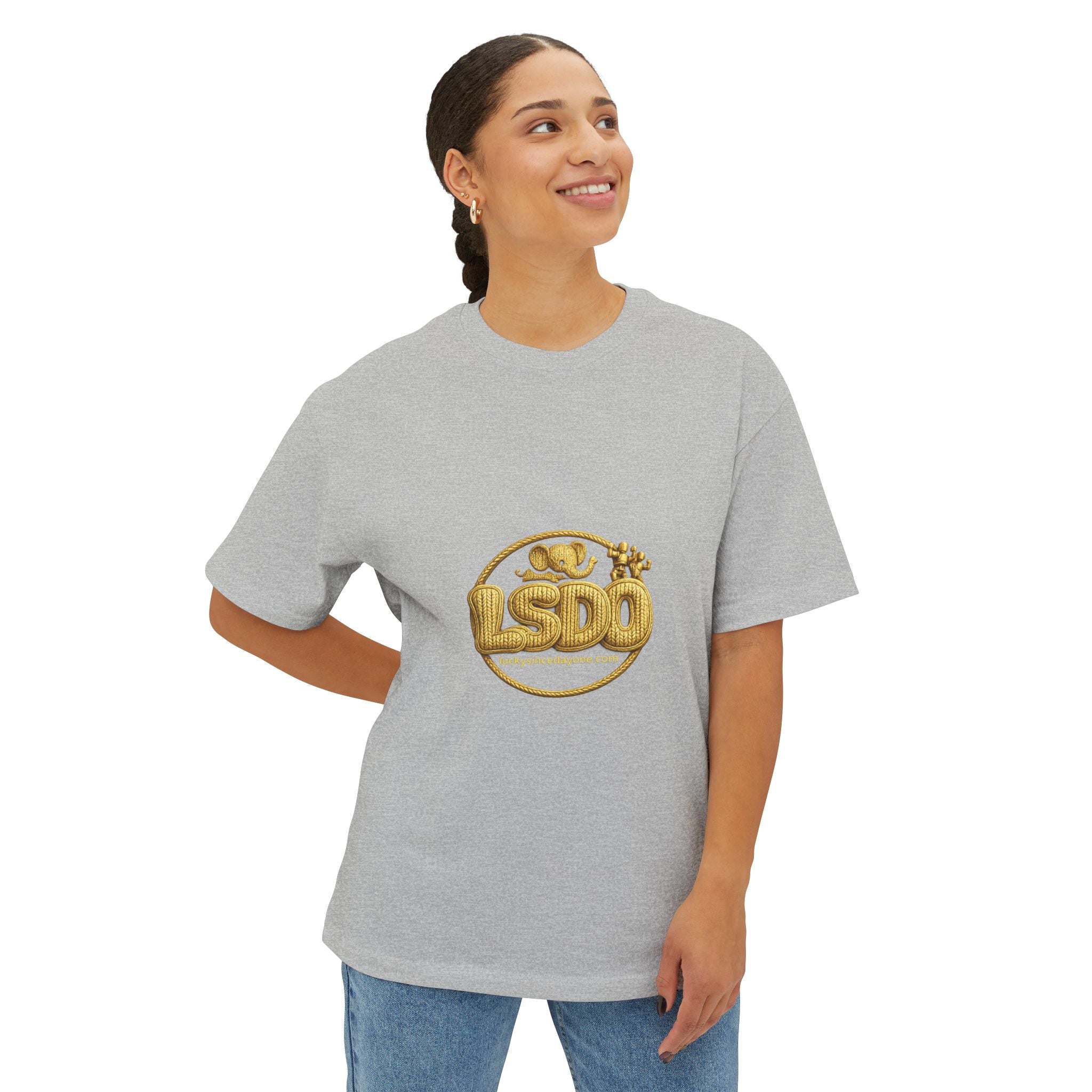 LSDO Tee — Gold Knit Crew