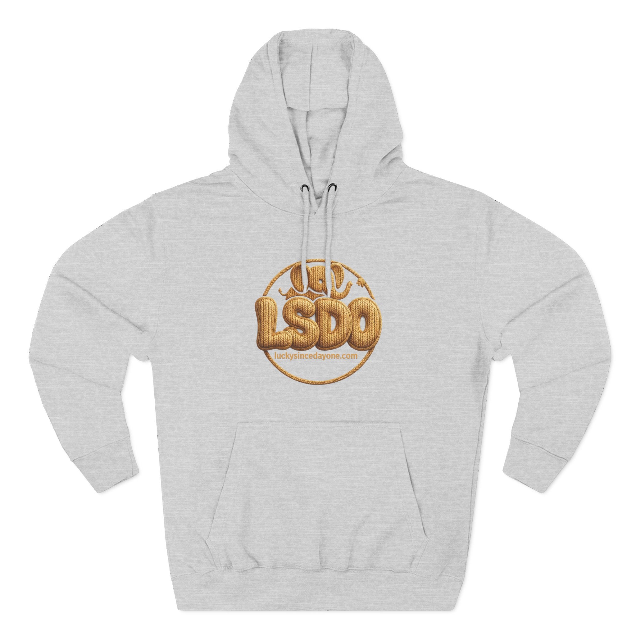 LSDO Hoodie — Gold Knit