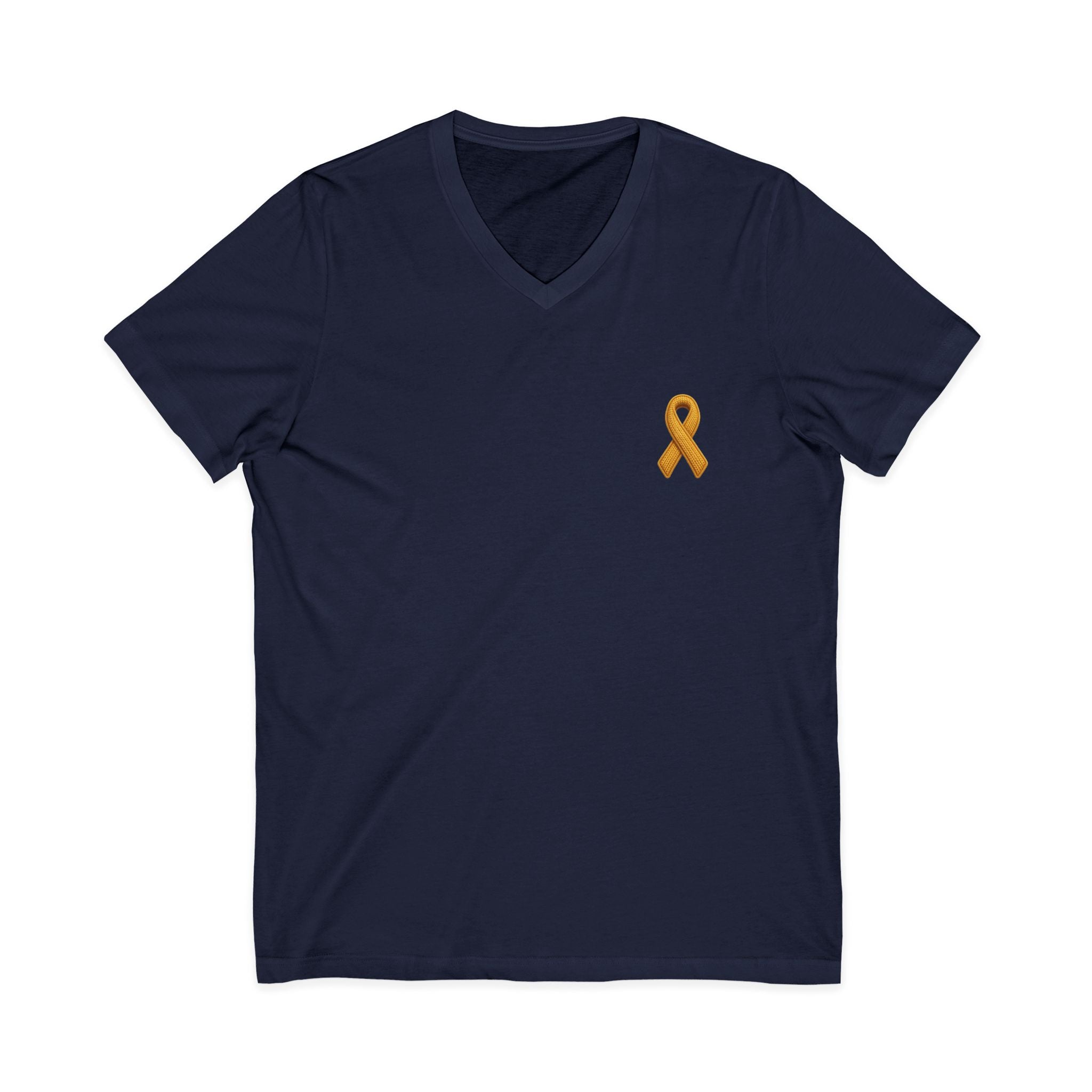 Cooper's Corner — Gold Knit V-Neck Tee