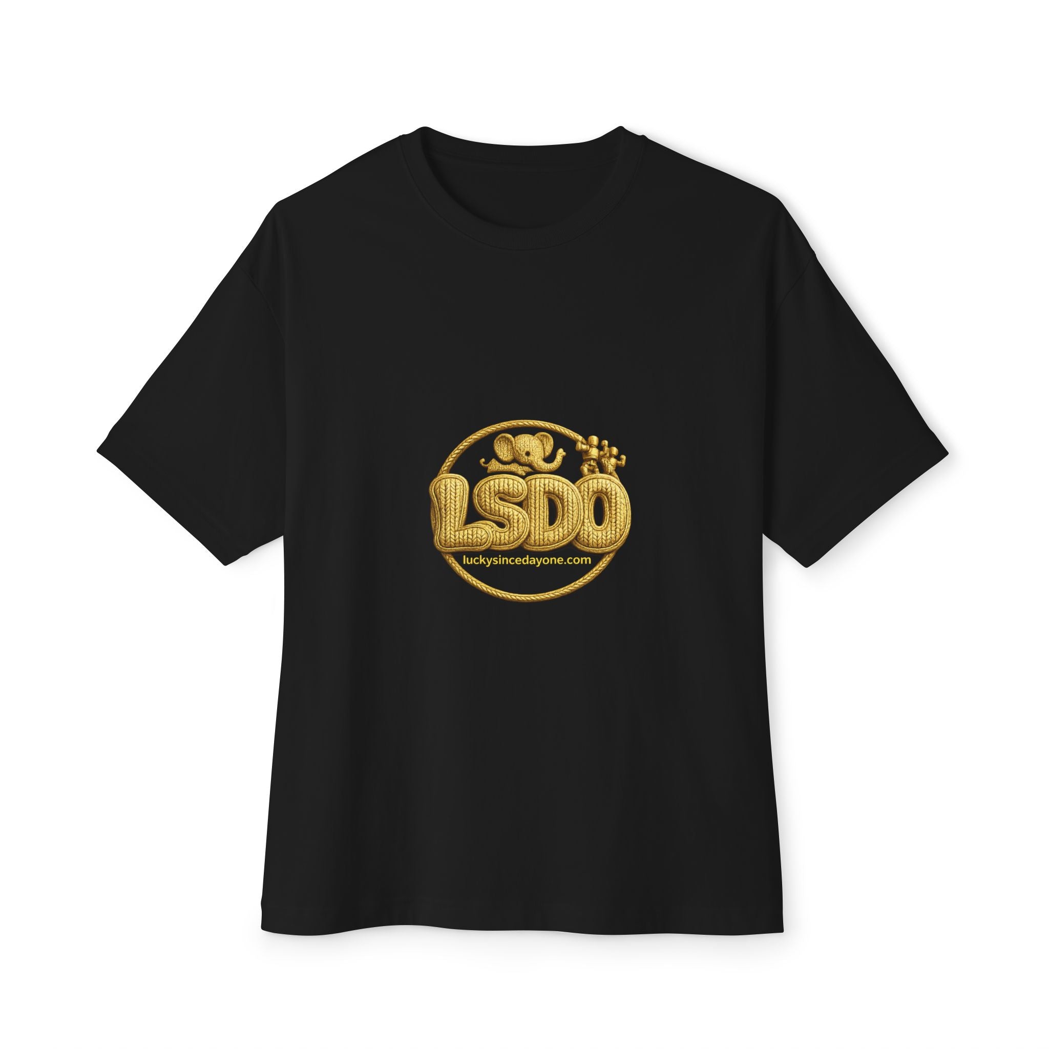 LSDO Tee — Gold Knit Crew