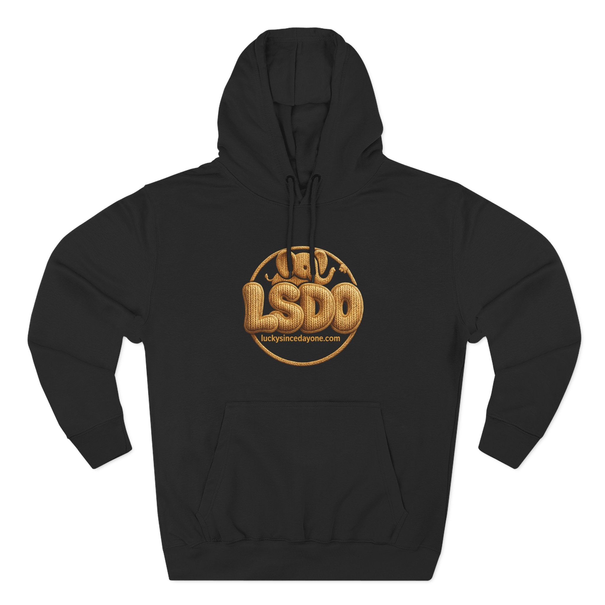 LSDO Hoodie — Gold Knit