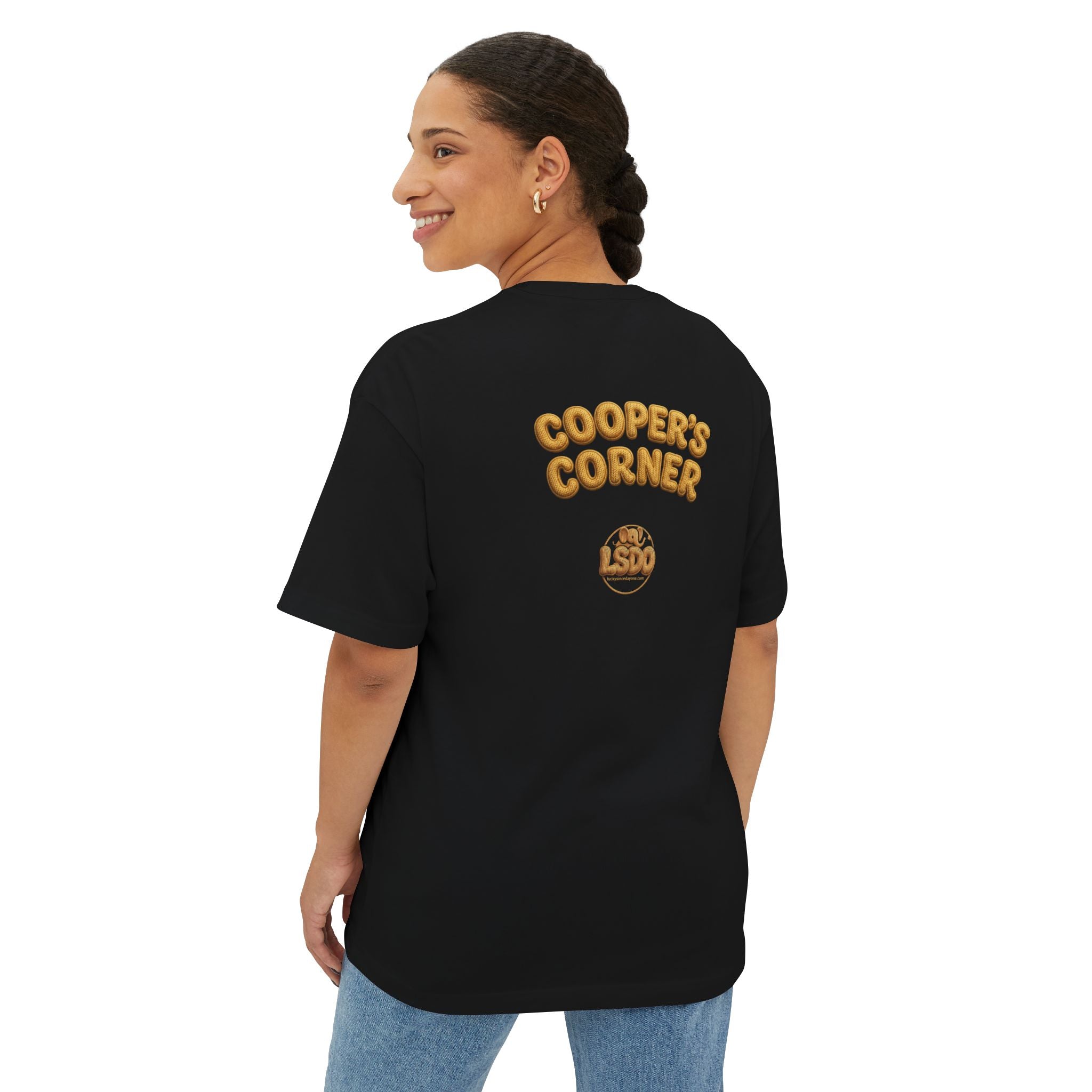 Cooper's Corner & LSDO — Gold Knit Tee