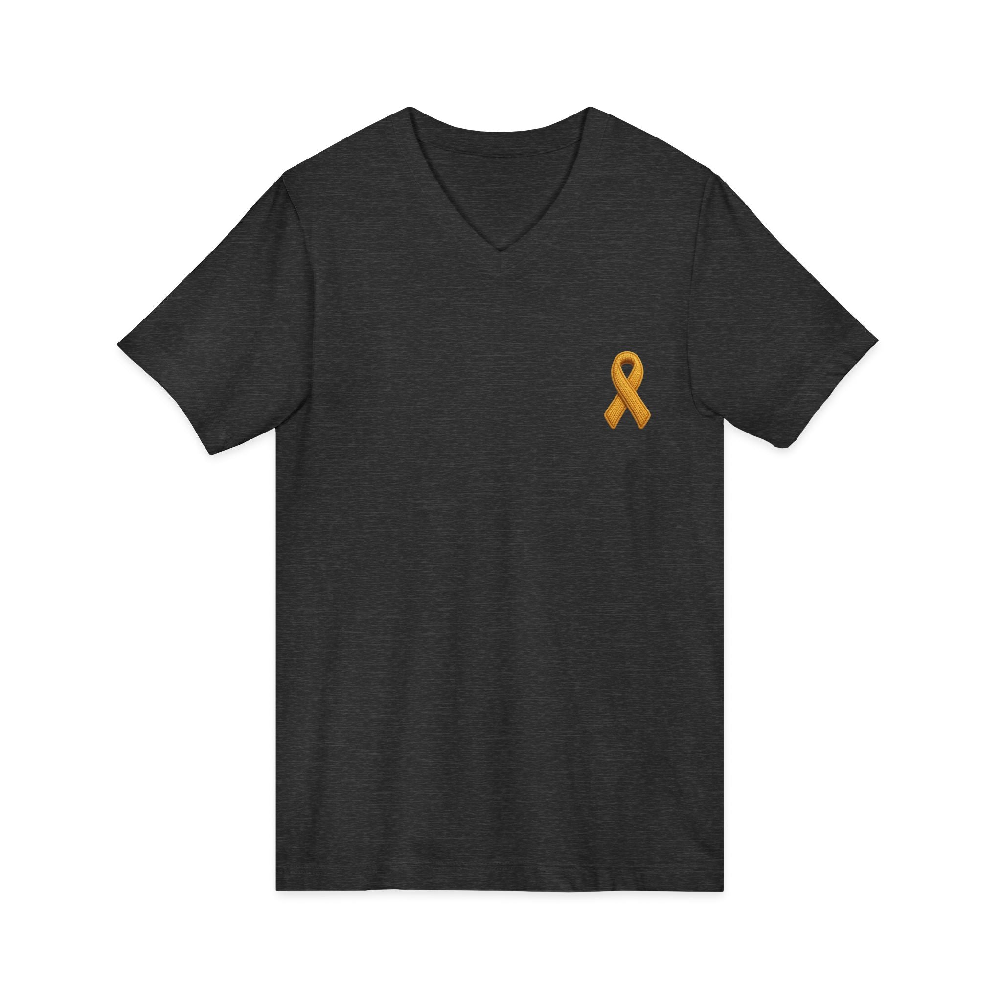 Cooper's Corner — Gold Knit V-Neck Tee