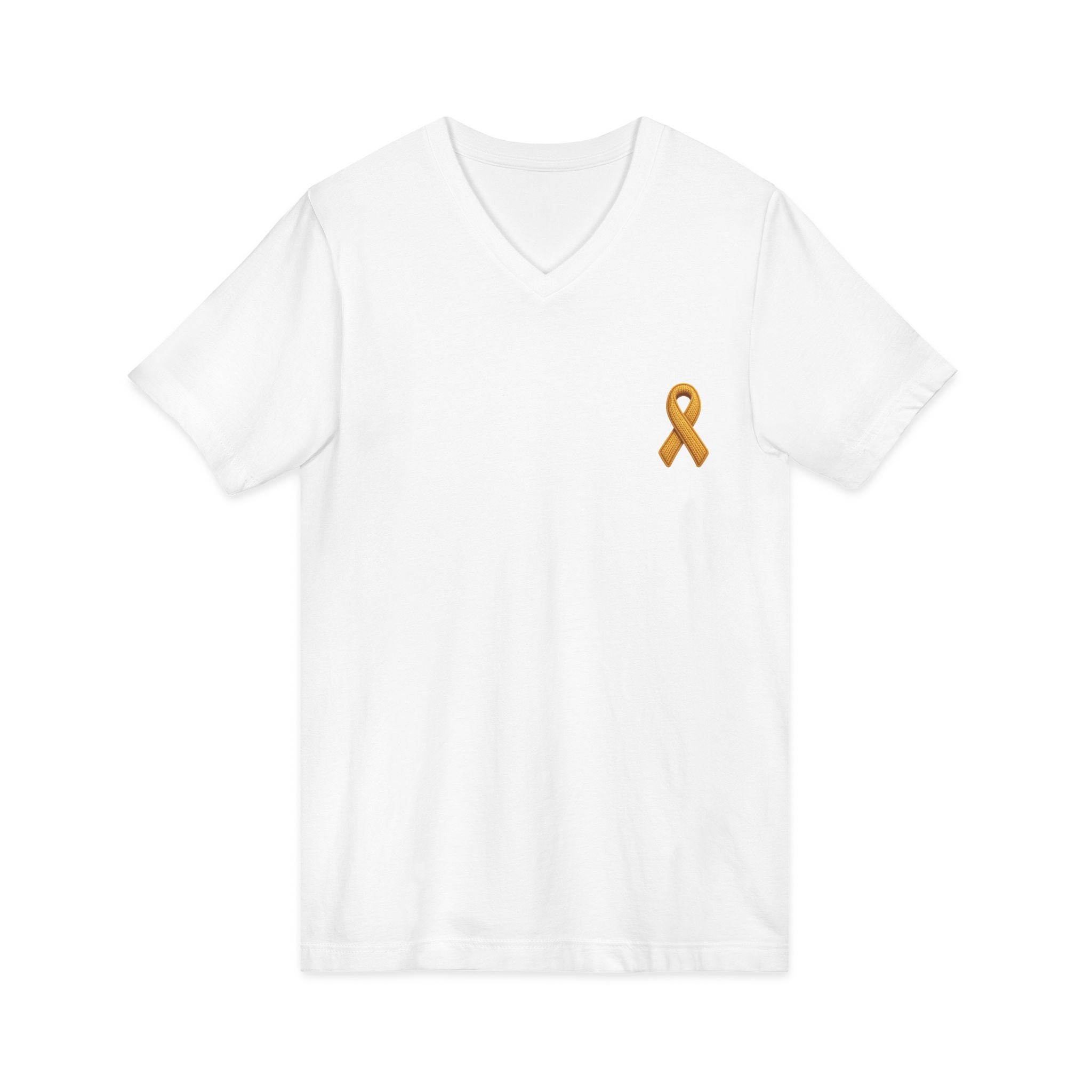 Cooper's Corner — Gold Knit V-Neck Tee
