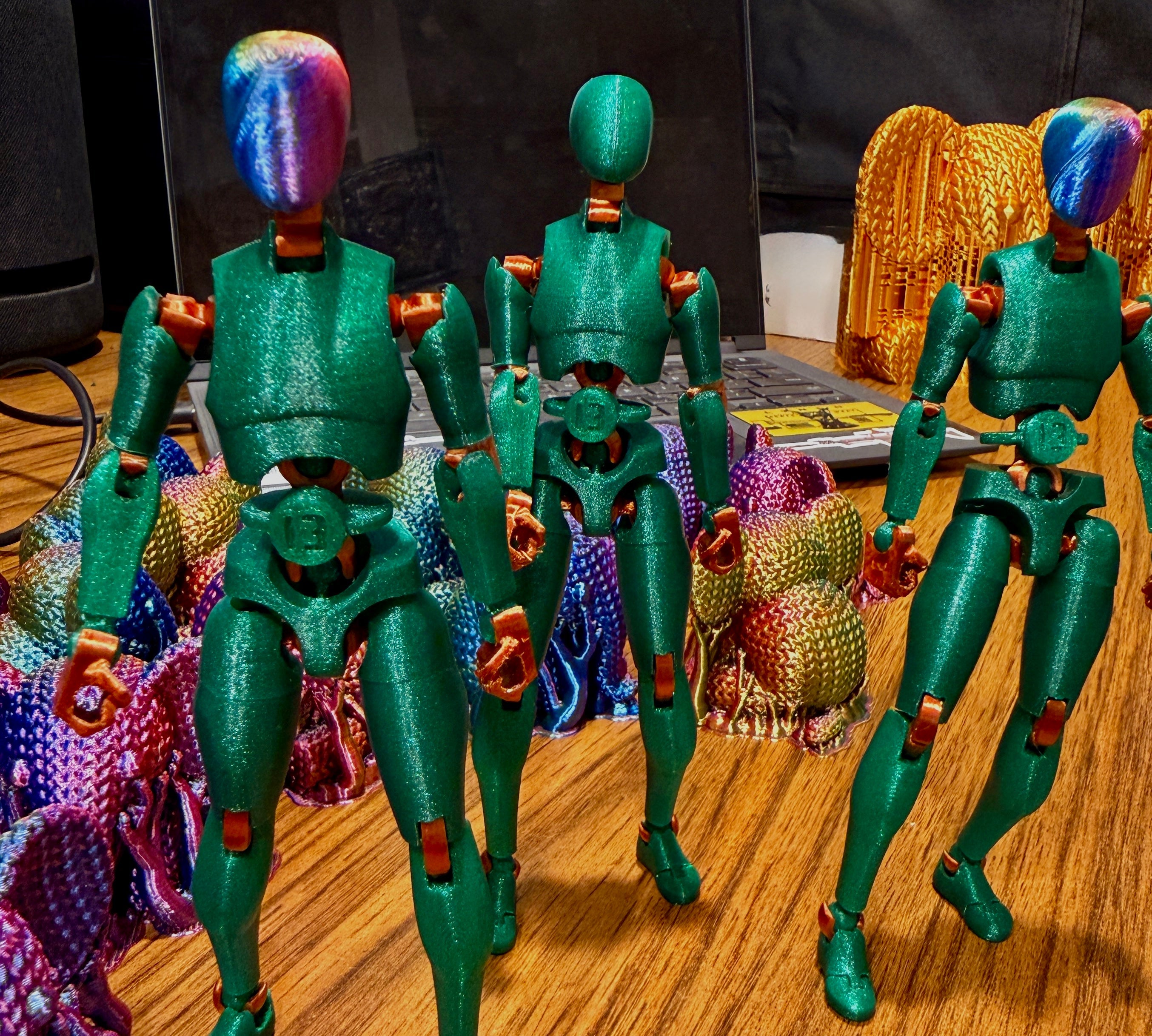 Lucky Swap Bot launch range, articulated 1-of-1 figures, coming soon