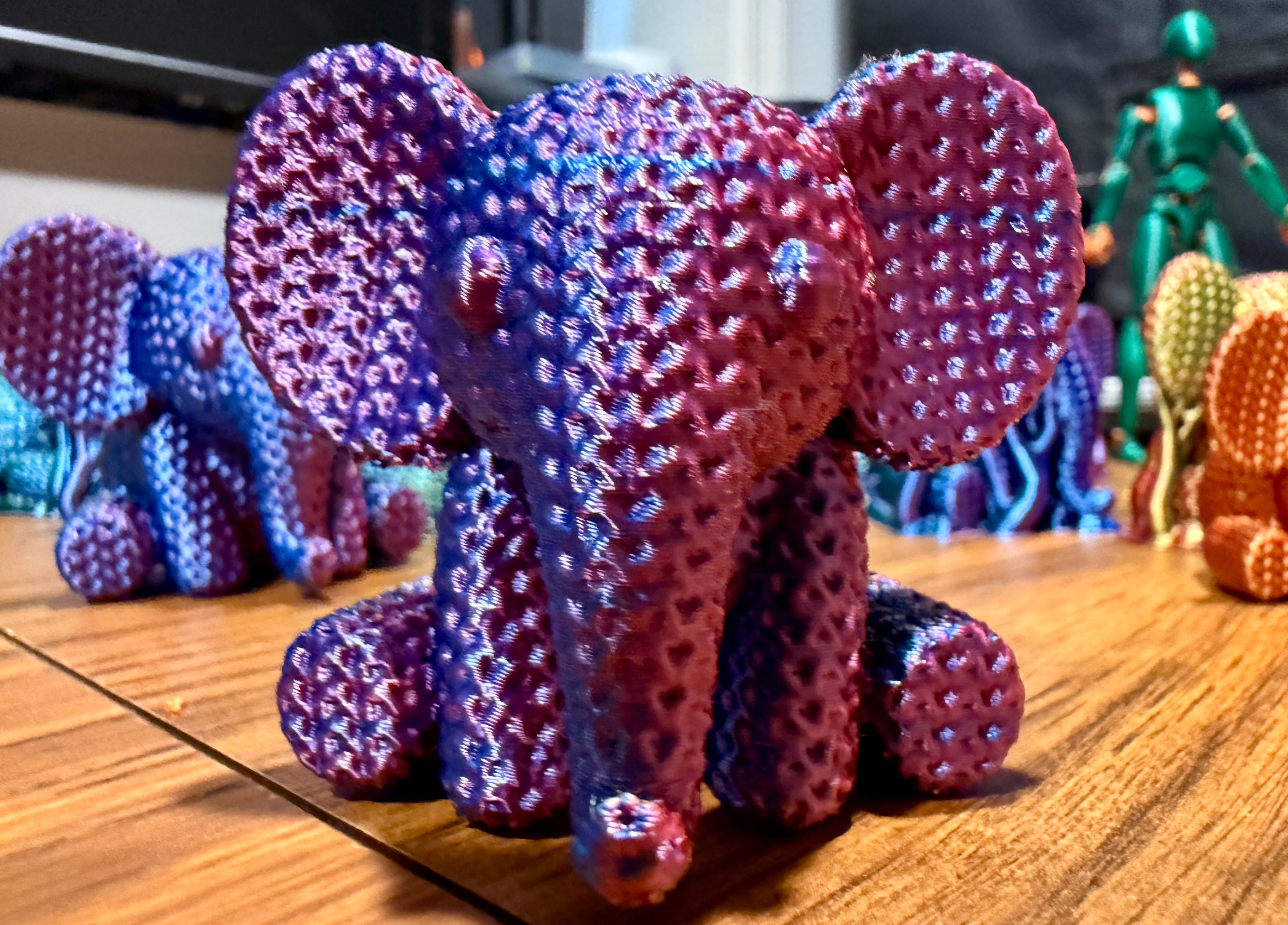 The Multicolor Elephant 100% alternate angle